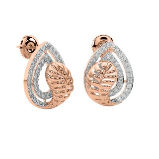 Aiden Round Diamond Stud Earrings